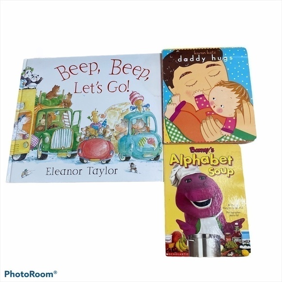 Children’s Hardcover Book Bundle Barney Daddy Lot - Picture 1 of 3